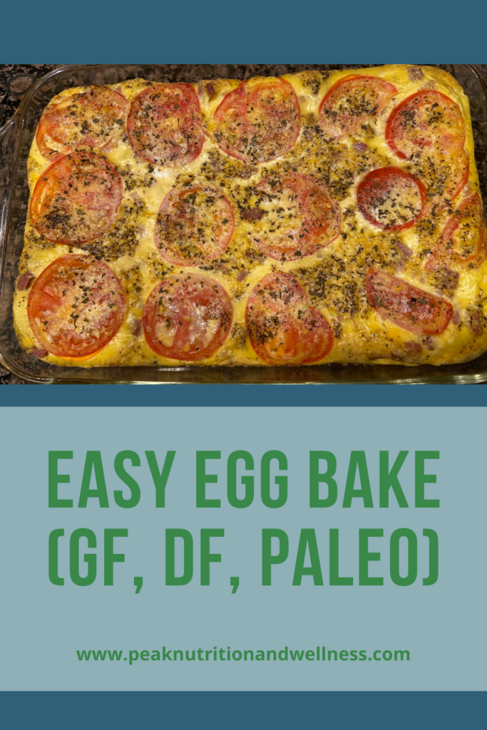 Easy Egg Bake (GF, DF, Paleo